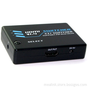4k 3X1 HDMI Switch (HDMI V1.4 Swithcer, YL0301U)